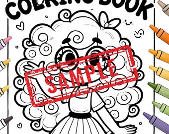 Curly Curls Coloring Pages