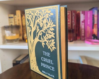 The Cruel Prince Edizione rilegata in pelle con bordi spruzzati in oro