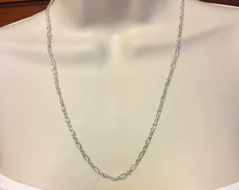 アクセサリー Silver chain short necklace 4.5mm Diamond-Cut Serpentine Link Chain Necklace in Solid