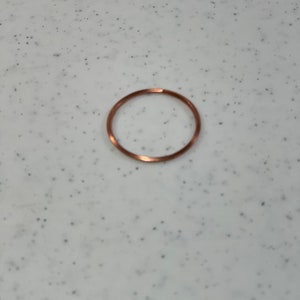 Jumbo 14 16 or 18 Gauge Square Copper Wire Open Jump Rings Handmade Solid Copper 25.4mm/1 Inch Jump Rings Custom Made image 5