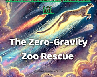 Personalized Space Book for Kids Custom Animal Story Space Adventure Gift for Boys gift for girls gift Custom Illustrated Children's Book
