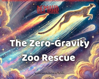 Personalized Space Book for Kids Custom Animal Story Space Adventure Gift for Boys gift for girls gift  Illustrated Children's Book name age