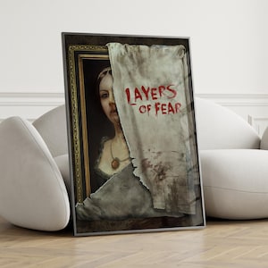 Layers of Fear Poster - Gaming Poster - Video Game Wall Art - Retro Game Poster - Game Room Wall Art - Gamer Wall Decor - Printable Poster