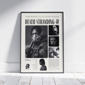 Stranding Gaming Poster - Gaming Art Wall Decor - Classic video game poster - Game Poster - Game Art Decor - Poster for Gamer