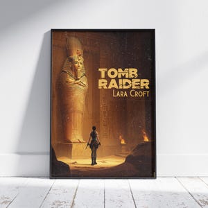 Lara game poster - Gaming Poster - Retro & Modern Video Game Art, Game Wall Decor, Unique Gamer Gift, High Quality Print