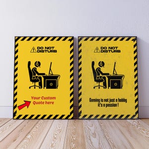 Custom Gamer Poster - Gaming Poster - Video Game Wall Art - Retro Game Poster - Game Room Wall Art - Gamer Wall Decor - Printable Gaming Art