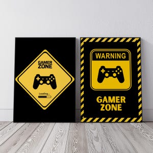 Custom Game Poster - Gaming Poster - Video Game Wall Art - Retro Game Poster - Game Room Wall Art - Gamer Wall Decor - Printable Gaming Art