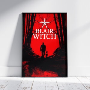 Blair Witch Poster - Gaming Poster - Video Game Wall Art - Retro Game Decor - Game Room Wall Art - Gamer Wall Decor - Printable Gaming Art