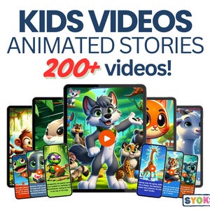 Vídeo / Cuentos infantiles - Series animadas / Diversión, aprendizaje y educación / Animación, gráficos y sonidos de alta calidad