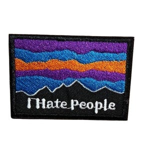 Patch „I hate people“ Patagonia Aufnäher