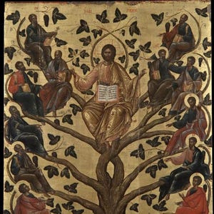 Christ the True Vine | Handmade Orthodox Icon