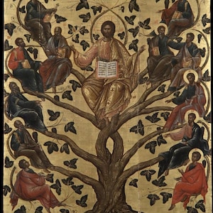 Christ the Vine 17th century | Handmade Orthodox Icon