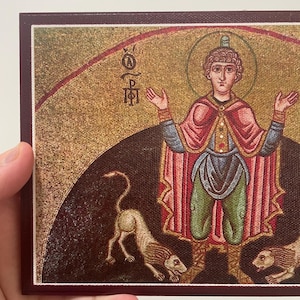 Byzantine Mosaic of Daniel the Prophet | Handmade Orthodox Icon
