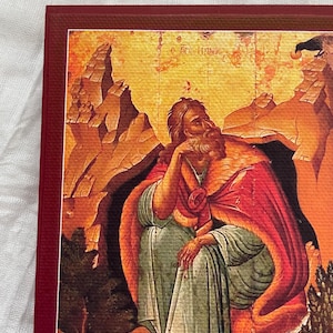 Elijah the Fiery Prophet | Handmade Orthodox Icon