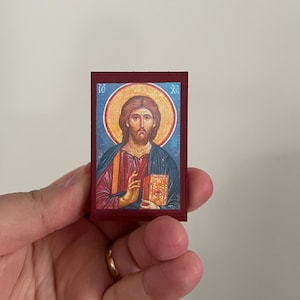 Ancient Christ Fresco | Handmade Orthodox Icon
