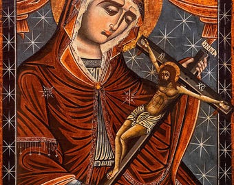 The Mother of God Trenousa | Handmade Orthodox Icon