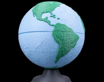 Modelo 3D de las capas de la Tierra. Juguete educativo STEM. Viaje al centro de la Tierra. Regalo de geografía para niños y profesores. Viaje al núcleo.