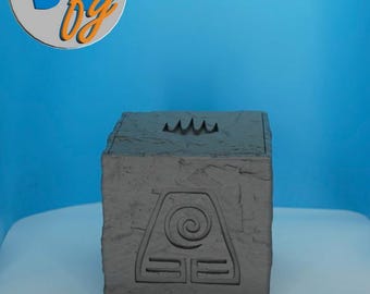 Caja de mazo Avatar 4 Elements / Capacidad para más de 130 cartas con funda y 30 dados / Almacenamiento para MTG y TCG