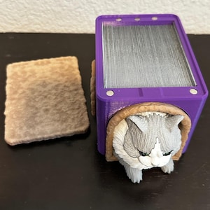 Purr-fect Cat Hideout Deck Box – MTG Commander Vault | Cozy Feline Storage