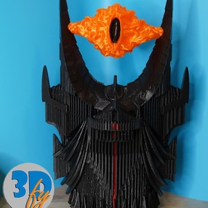 Barad-dûr Deck Box – MTG Commander Storage | Sauron’s Tower from Mordor (Large Print)