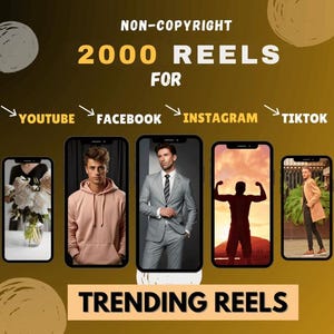 2,000+ AI Reels Bundle | Viral Instagram & TikTok Video Templates | Instant Download | Short Videos