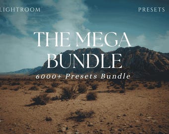5000+ Lightroom Presets Bundle: Photo Editing Filters (Instant Download)