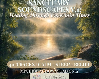 Sanctuary Soundscapes V.1: Ambient Healing, Calm, Sleep, Anxiety Relief (Digital Download)