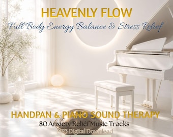 Energie Balance & Stressabbau: Himmlischer Fluss, Handpan Heilmeditation (Digitaler Download)