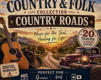 Country Roads Instrumentalmusik-Bundle, Americana-Folk-Tracks (Digitaler Download)