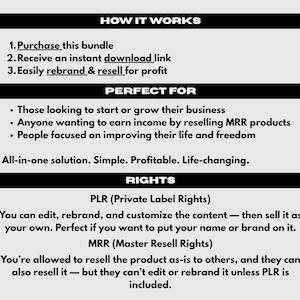 Ultimate PLR & MRR EBook Bundle – Digital Products for Passive Income & Business Growth