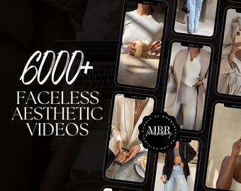 6000+ Faceless Videos For Instagram Reels | Aesthetic Faceless Digital Marketing Videos With Master Resell Rights | PLR MRR Canva