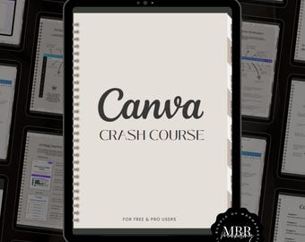 Canva-gids voor beginners met master-resellrechten, MRR/PLR Canva-gids met videotutorials, kant-en-klare Canva-spoedcursus voor wederverkoop