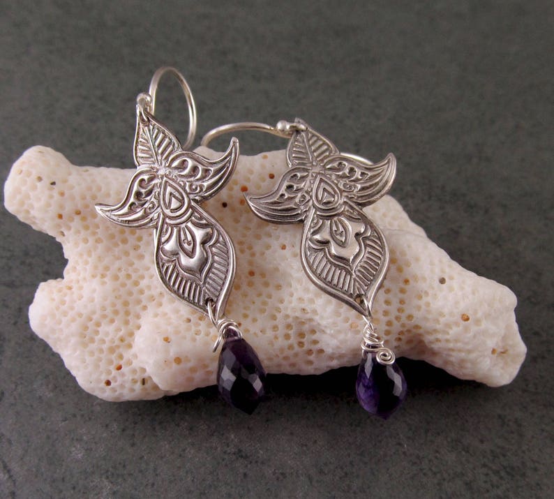 mehndi earrings handmade