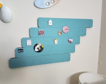 Tiras autoadhesivas de fieltro para tablón de anuncios / Barras decorativas para anuncios con chinchetas