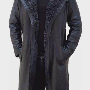 Blade Runner 2049 Ryan Gosling Officer K Jacket Coat Men&#39;s Cotton Canvas Sci-Fi Cosplay Costume Trench Jacket for Halloween or Comic-Con