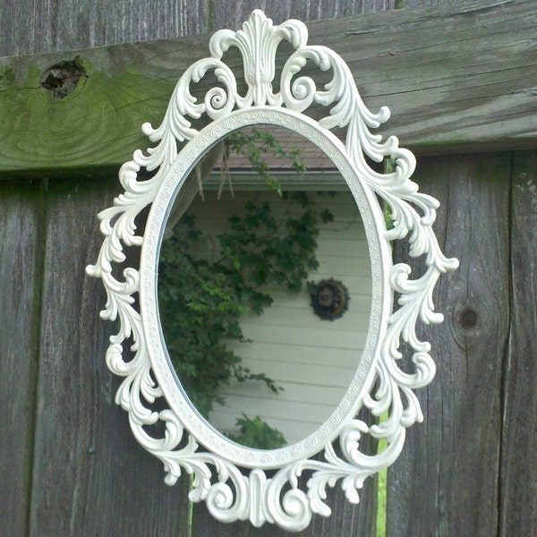 Fairy Princess Wall Mirror - 13 by 10 in True White