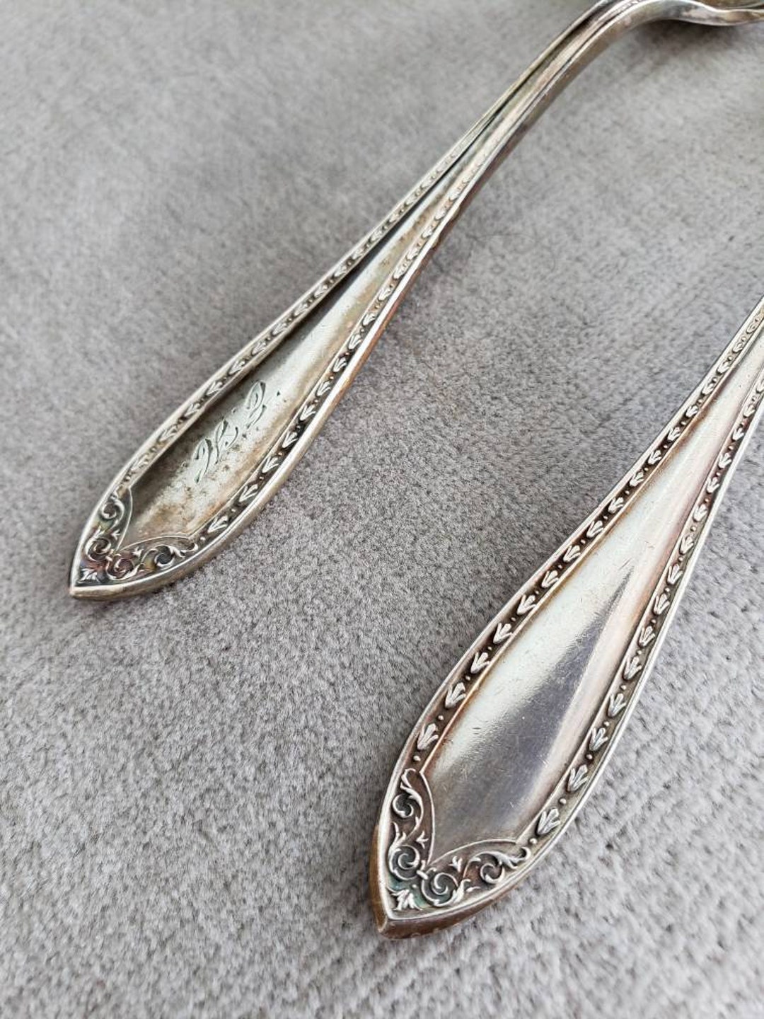 4 Pc Oneida Community Silverplate Sheraton Serving Casserole Spoon