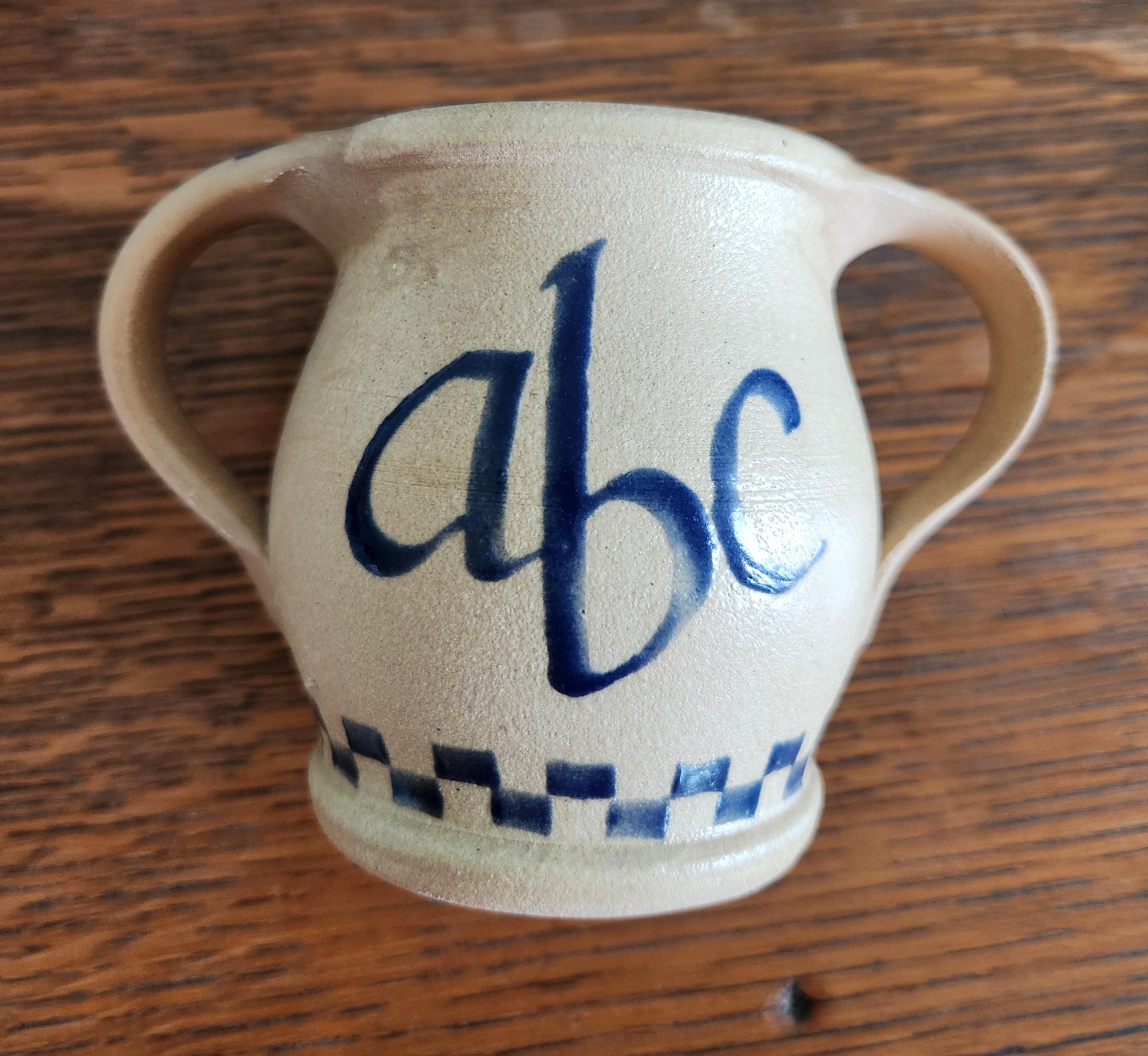 Rowe Pottery Miniature Crock Set of Four, Rare Limited