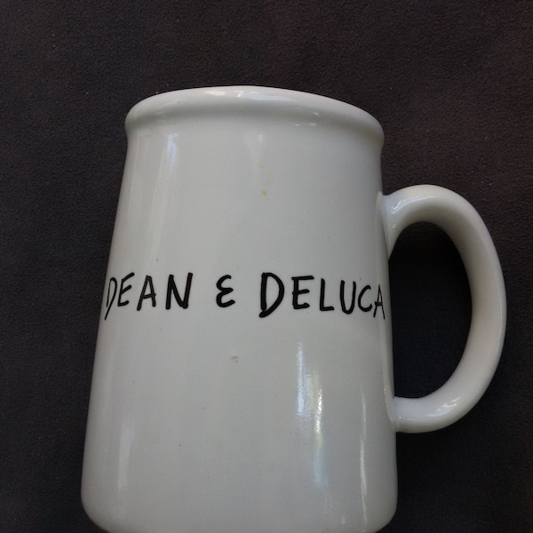 BENNINGTON POTTERY Vermont Cream Dean & Deluca Coffee Tea Cup Mug, Tankard