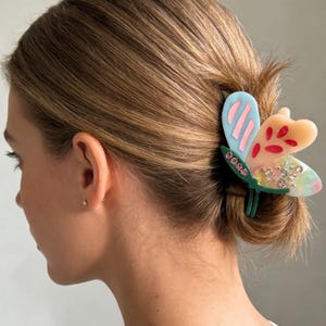 Colorful Butterfly Claw Clip - Etsy display picture 3