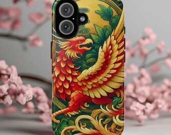 Japanese Phoenix Art Tough Phone Case