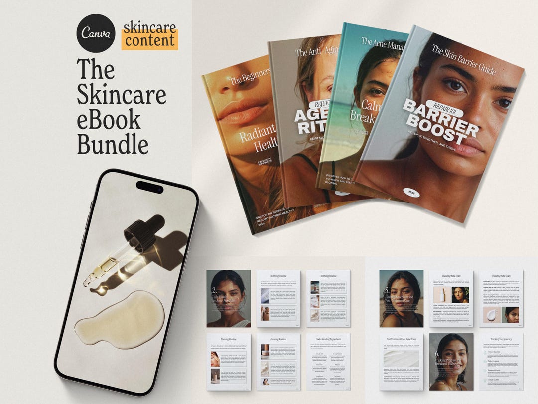 Skincare Ebook Library, Skincare Guide, Skincare Routine Guide, Skincare Instagram, Acne Routine ...
