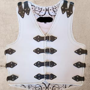 Leather Vest Biker Leather Vest Heavy Duty Club 3 MM Thick Leather Motorcycle Rider waistcoat Hand Made Men Vest Gifts For Men Gifts For Him