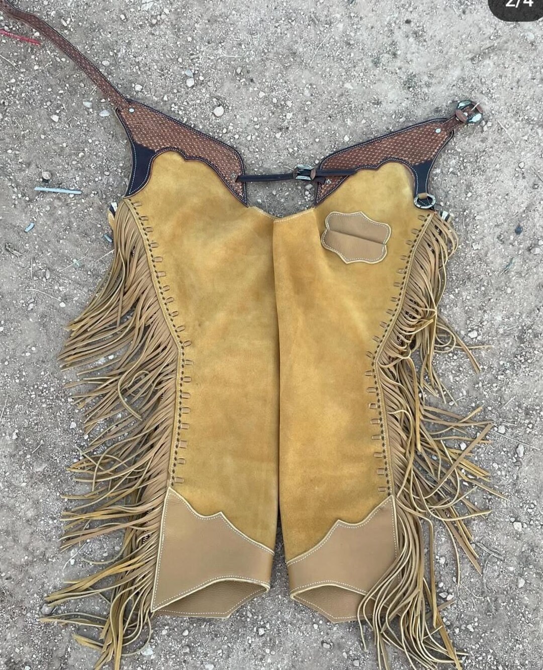 Leather Chinks Chap Brown Suede Chap Western Cowgirl Style Chap Horse ...