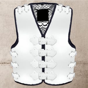 Leather Vest Biker Leather Vest Heavy Duty Club 3 MM Thick Leather Motorcycle Rider waistcoat Hand Made Men Vest Gifts For Men Gifts For Him
