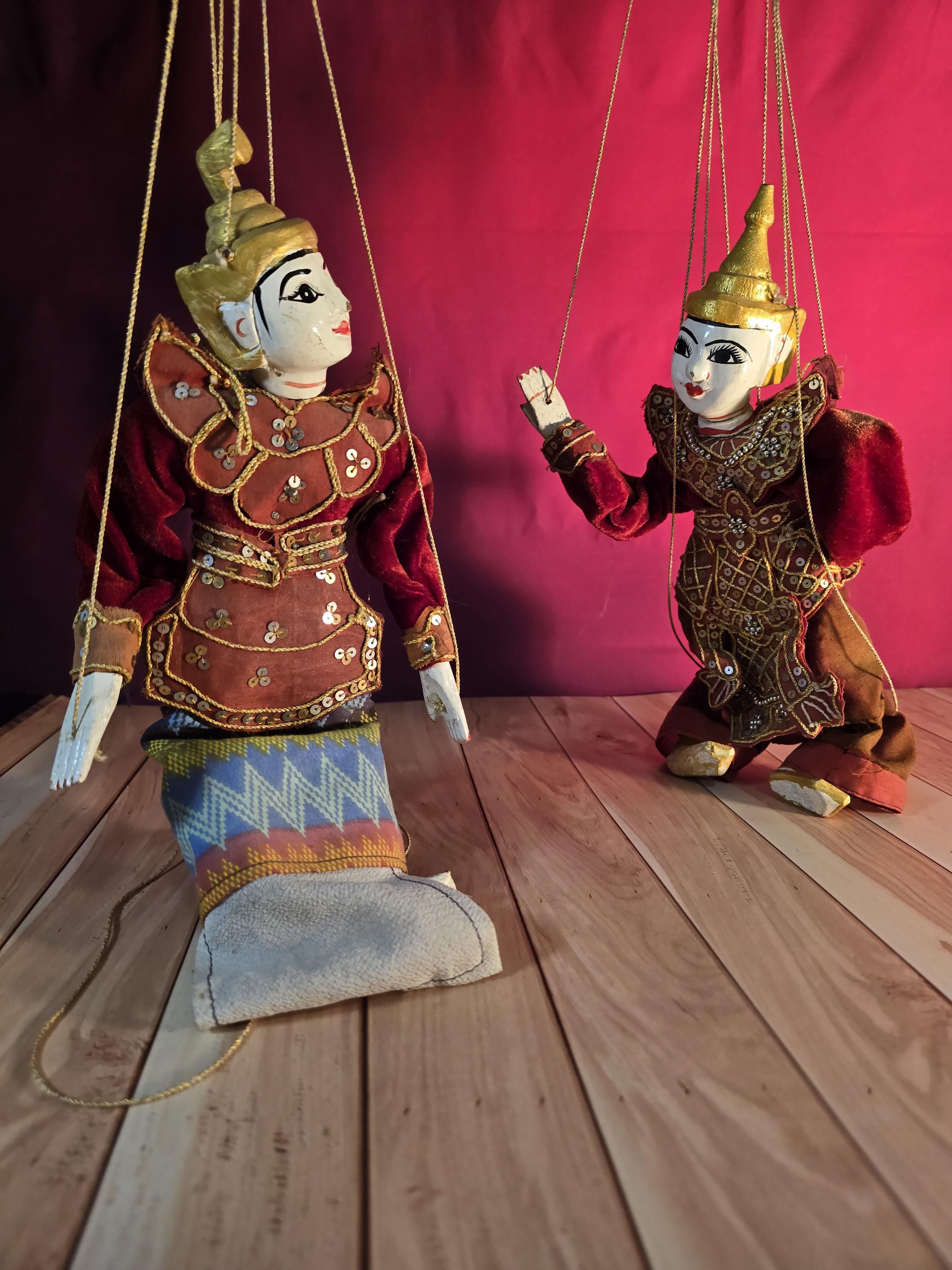 Myanmar puppet doll - Etsy 日本