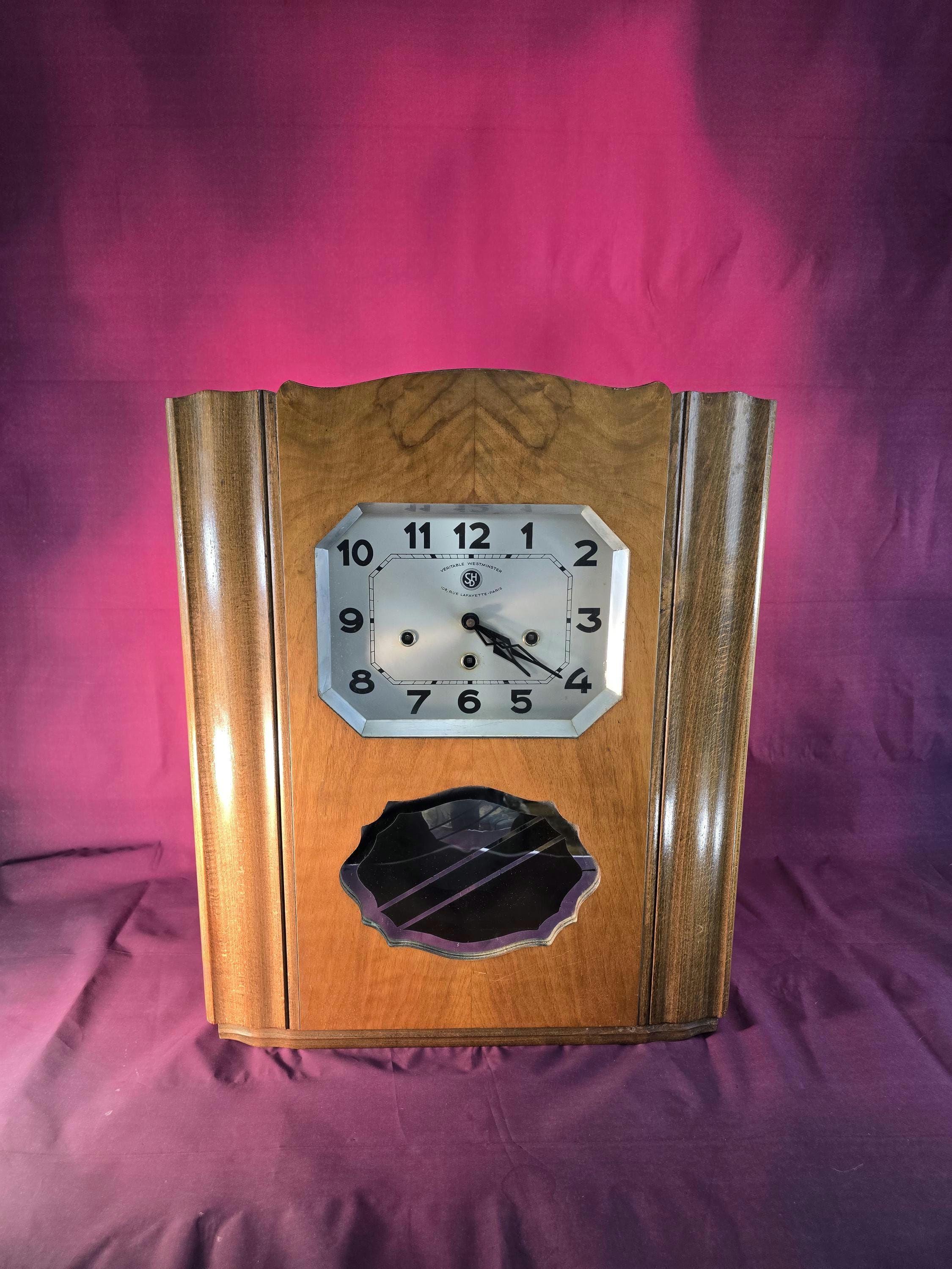 Horloge Carillon Grand-mère Style Jacobin - Fin XIXème Siècle (1850-1899) - Bois Massif