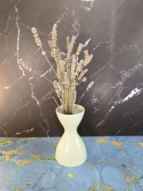 IKEA Matte Beige Hourglass Vase