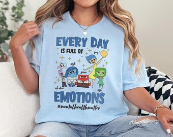 Pixar Inside Out T-Shirt - Disney Family Trip Tee, Soft Cotton 631573