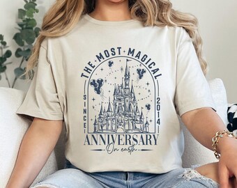 Disneyland Anniversary Shirt: Magical Castle Design (Couple Honeymoon) 633382